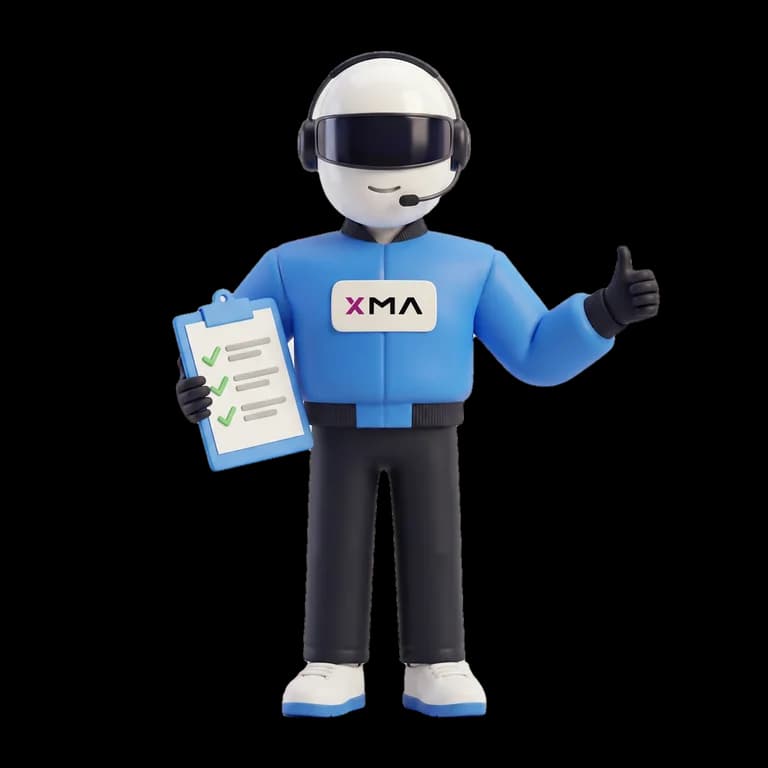 Account manager at XMA, illustrated