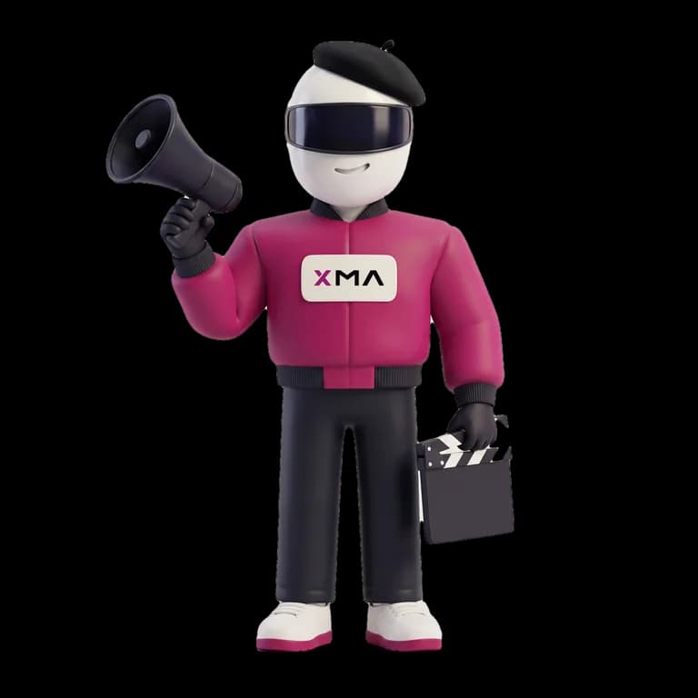 Director at XMA, illustrated