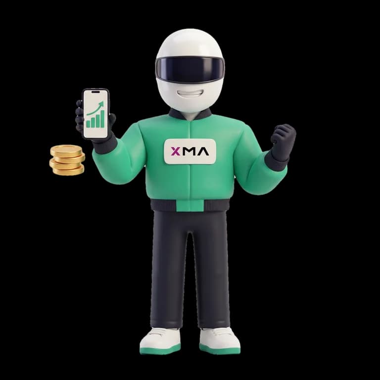 Media buyer at XMA, illustrated